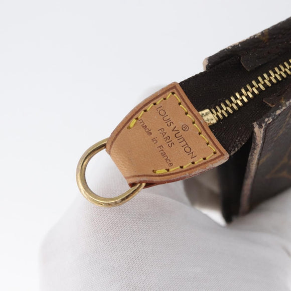 LOUIS VUITTON Monogram Bucket GM Accessory Pouch LV Auth ka2843