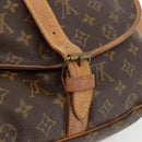 LOUIS VUITTON Monogram Saumur 35 Shoulder Bag M42254 LV Auth ka2845-17