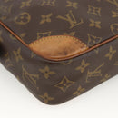LOUIS VUITTON Monogram Compiegne 28 Clutch Bag M51845 LV Auth ka2849-16