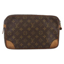 LOUIS VUITTON Monogram Compiegne 28 Clutch Bag M51845 LV Auth ka2849-2