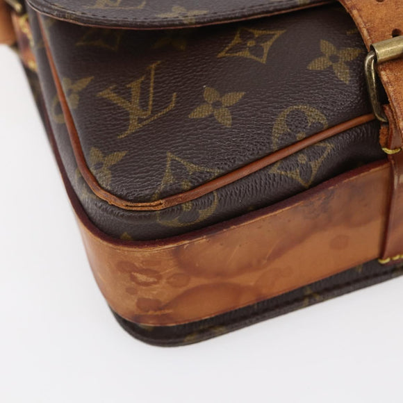 LOUIS VUITTON Monogram Cartouchiere MM Shoulder Bag M51253 LV Auth ka285