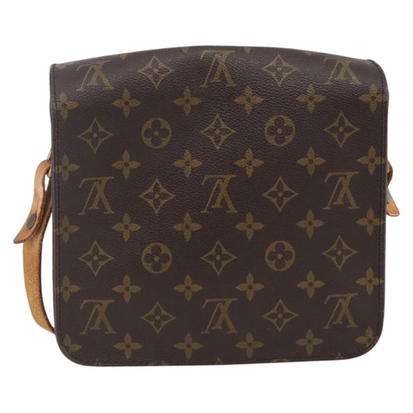 LOUIS VUITTON Monogram Cartouchiere MM Shoulder Bag M51253 LV Auth ka285