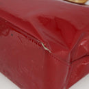 LOUIS VUITTON Monogram Vernis Reade PM Hand Bag Red Rouge M91088 LV Auth ka2852-9