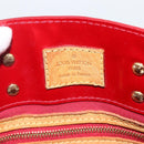 LOUIS VUITTON Monogram Vernis Reade PM Hand Bag Red Rouge M91088 LV Auth ka2852-10