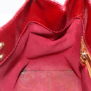 LOUIS VUITTON Monogram Vernis Reade PM Hand Bag Red Rouge M91088 LV Auth ka2852-18