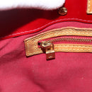 LOUIS VUITTON Monogram Vernis Reade PM Hand Bag Red Rouge M91088 LV Auth ka2852-19