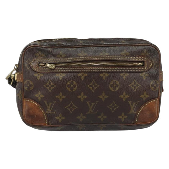 LOUIS VUITTON Monogram Marly Dragonne GM Clutch Bag M51825 LV Auth ka2854