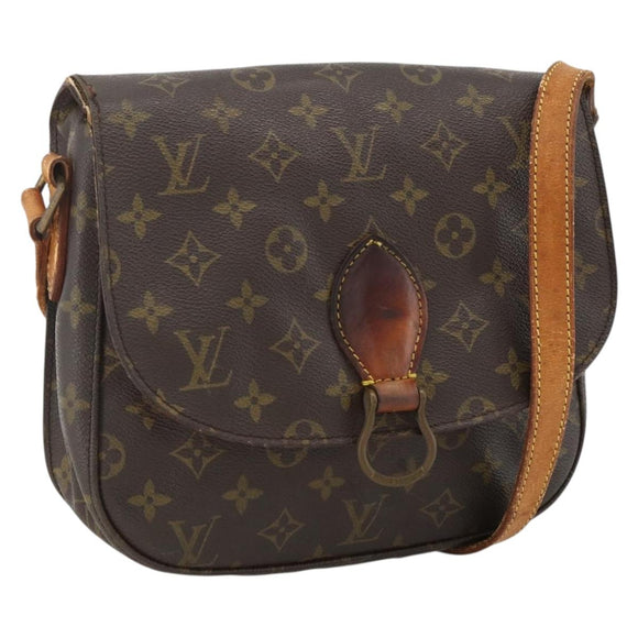 LOUIS VUITTON Monogram Saint Cloud GM Shoulder Bag M51242 LV Auth ka2858
