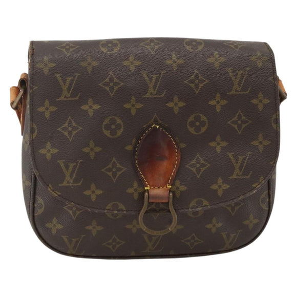 LOUIS VUITTON Monogram Saint Cloud GM Shoulder Bag M51242 LV Auth ka2858
