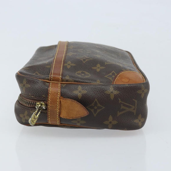 LOUIS VUITTON Monogram Compiegne 28 Clutch Bag M51845 LV Auth ka2859