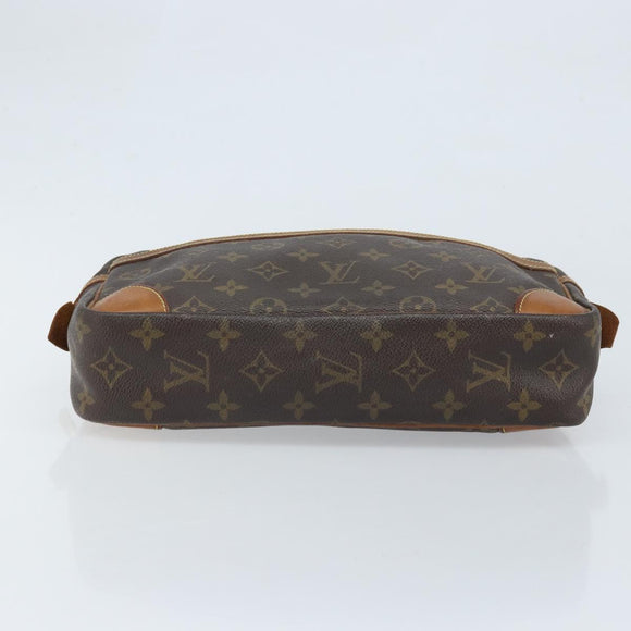 LOUIS VUITTON Monogram Compiegne 28 Clutch Bag M51845 LV Auth ka2859