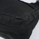 PRADA Shoulder Bag Nylon Black Silver Auth ka2860-15