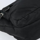 PRADA Shoulder Bag Nylon Black Silver Auth ka2860-16