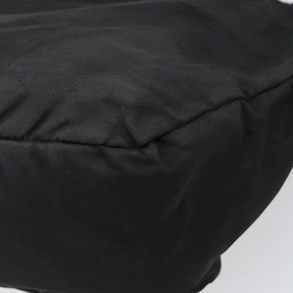PRADA Shoulder Bag Nylon Black Silver Auth ka2860