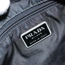 PRADA Shoulder Bag Nylon Black Silver Auth ka2860-20