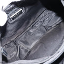 PRADA Shoulder Bag Nylon Black Silver Auth ka2860-9