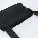 PRADA Shoulder Bag Nylon Black Silver Auth ka2860-6