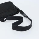 PRADA Shoulder Bag Nylon Black Silver Auth ka2860-7
