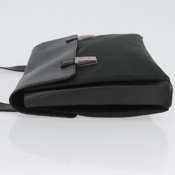 LOUIS VUITTON Taiga Saratov GM Shoulder Bag Ardoise M30882 LV Auth ka2868