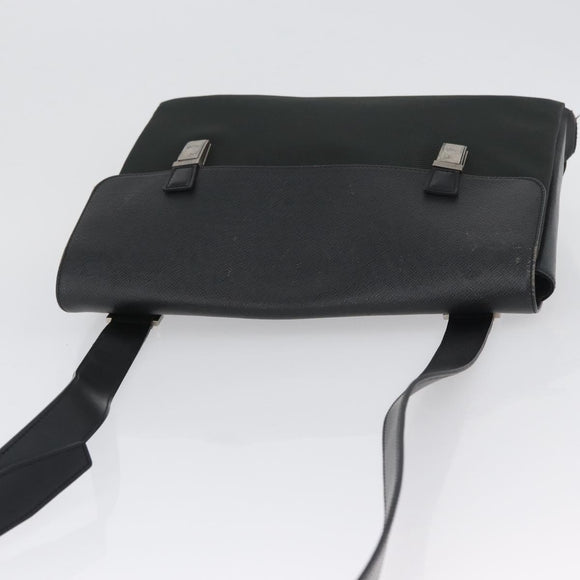 LOUIS VUITTON Taiga Saratov GM Shoulder Bag Ardoise M30882 LV Auth ka2868