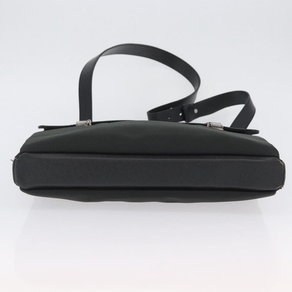 LOUIS VUITTON Taiga Saratov GM Shoulder Bag Ardoise M30882 LV Auth ka2868