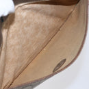 GUCCI GG Supreme Web Sherry Line Bag PVC Beige Gold Red 904 02 026 Auth ka287-23