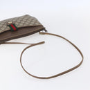 GUCCI GG Supreme Web Sherry Line Bag PVC Beige Gold Red 904 02 026 Auth ka287-7