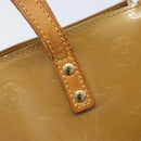 LOUIS VUITTON Monogram Vernis Reade PM Hand Bag Noisette M91334 LV Auth ka2870-10