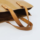 LOUIS VUITTON Monogram Vernis Reade PM Hand Bag Noisette M91334 LV Auth ka2870-7