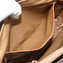 CELINE Macadam Canvas Shoulder Bag PVC Leather Brown Gold Auth ka2871-20