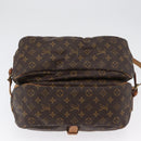 LOUIS VUITTON Monogram Saumur 35 Shoulder Bag M42254 LV Auth ka2872-5
