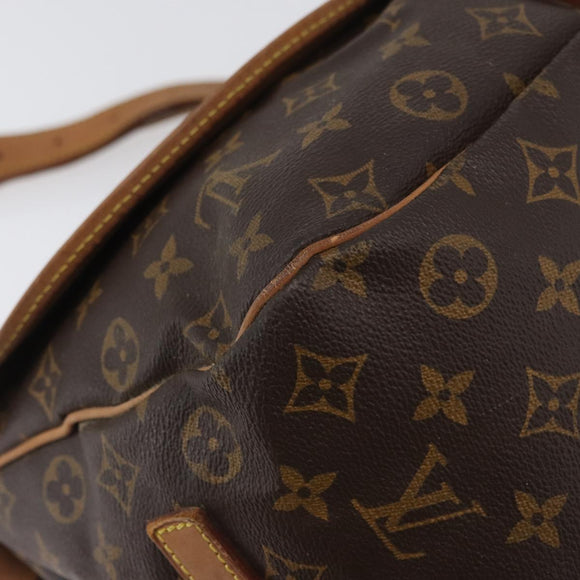 LOUIS VUITTON Monogram Saumur 35 Shoulder Bag M42254 LV Auth ka2872