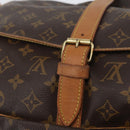 LOUIS VUITTON Monogram Saumur 35 Shoulder Bag M42254 LV Auth ka2872-21