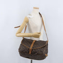 LOUIS VUITTON Monogram Saumur 35 Shoulder Bag M42254 LV Auth ka2872-31