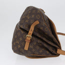LOUIS VUITTON Monogram Saumur 35 Shoulder Bag M42254 LV Auth ka2872-3