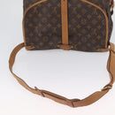 LOUIS VUITTON Monogram Saumur 35 Shoulder Bag M42254 LV Auth ka2872-8