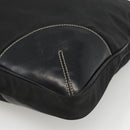PRADA Handtasche Nylon Schwarz Silber Auth ka2874-9