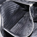 PRADA Handtasche Nylon Schwarz Silber Auth ka2874-21