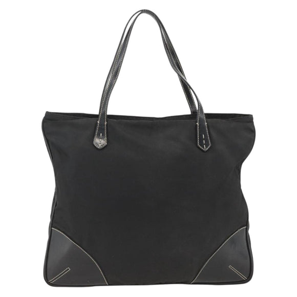 PRADA Handtasche Nylon Schwarz Silber Auth ka2874