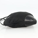PRADA Handtasche Nylon Schwarz Silber Auth ka2874-3
