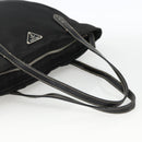 PRADA Handtasche Nylon Schwarz Silber Auth ka2874-7