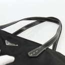 PRADA Handtasche Nylon Schwarz Silber Auth ka2874-8