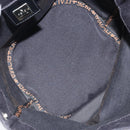 FENDI Tote Bag Canvas Black Auth ka2877-15