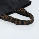 FENDI Tote Bag Canvas Black Auth ka2877-7
