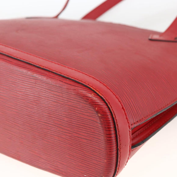 LOUIS VUITTON Epi Lussac Shoulder Bag Red M52287 LV Auth ka2880