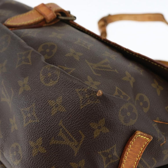 LOUIS VUITTON Monogram Saumur 35 Shoulder Bag M42254 LV Auth ka2882