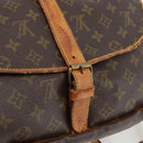 LOUIS VUITTON Monogram Saumur 35 Shoulder Bag M42254 LV Auth ka2882-19