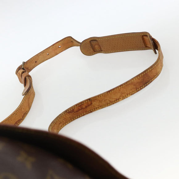 LOUIS VUITTON Monogram Saumur 35 Shoulder Bag M42254 LV Auth ka2882