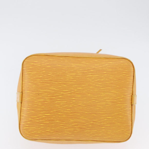 LOUIS VUITTON Epi Petit Noe Shoulder Bag Yellow M44109 LV Auth ka2883