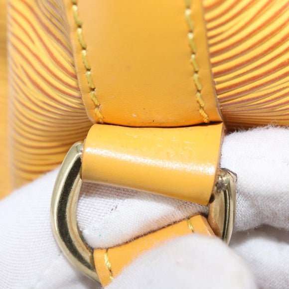 LOUIS VUITTON Epi Petit Noe Shoulder Bag Yellow M44109 LV Auth ka2883